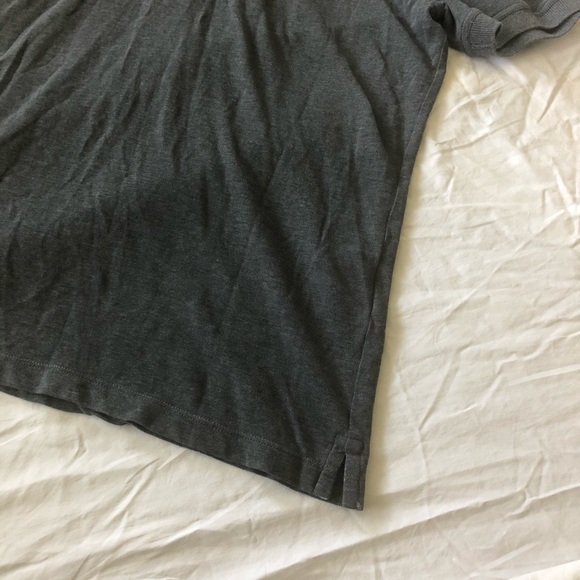 Brunello Cucinelli Denim Popover Vneck Polo S Gray - Picture 7 of 16